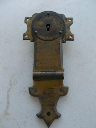 Antique Steamer Trunk Parts (corbin Brass Lock No/key