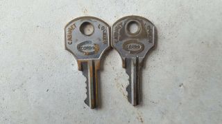 Vintage Corbin Cabinet Lock Div.  Cat75 & Cat38 Key 