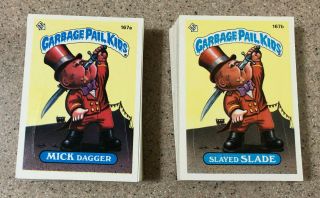 1986 Topps Gpk Garbage Pail Kids Series 5th Complete Set 88 Cards A/b Os5