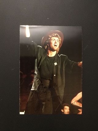 Wham George Michael Hand Signed Autograph Photo Offers