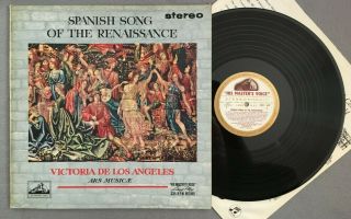 O043 Victoria De Los Angeles Spanish Songs Of Renaissance Hmv Asd 452 Stereo W/g