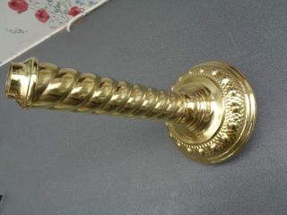 Antique Oil Lamp Brass Base / Stand Barlet Twist,  Parts Spares