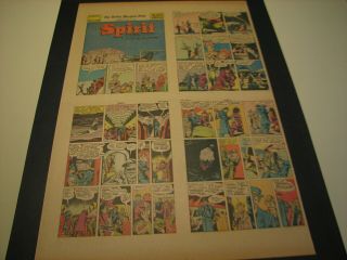 The Spirit - Jun 8,  1941 - By Will Eisner - Two Full - Size Pages