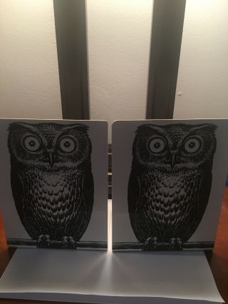 Fornasetti Vintage Owl Bookends