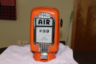 Eco Air Meter Tireflator Model 98 - Gas Station Advertising - Hot Rod Signs