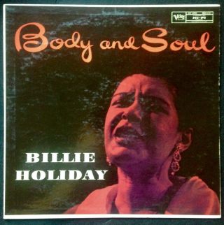 Billie Holiday Body And Soul Mono 1957 Verve Records Clef Series Mgv - 8197