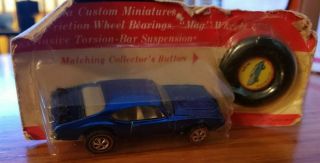 1971 Hot Wheels Redline 6467 Metallic Blue Olds 442 Rare Factory Gem