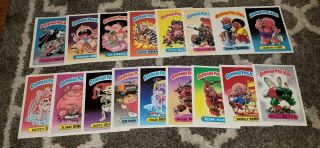 1986 Topps Garbage Pail Kids Gpk Series 1 & 2 Giant Jumbo Near Set 17/39 Cards