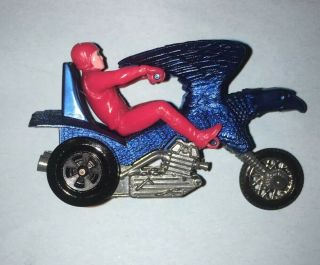 Hotwheels Redline Rumbler Boldegle Blue Pink Red Rider Very - Rare Pre Owned