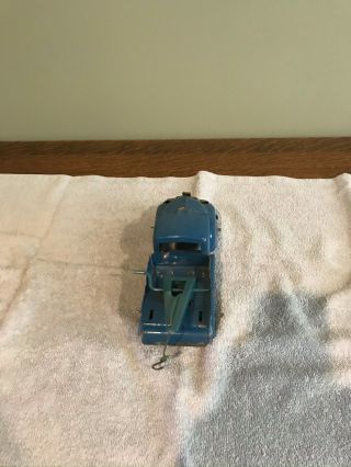 VINTAGE LINCOLN EARLY BLUE SMALL TOY TOW TRUCK.  40 ' S - 50 ' S 9 