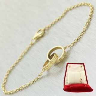 Cartier 18k Yellow Gold Baby Love Bracelet & Pouch