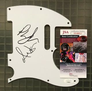 Mgmt (band) Signed Autograph Auto Tele Guitar Pickguard X2 Jsa