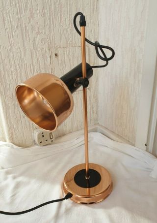 Lovely Vintage Retro Adjustable Copper Maclamp Style Desk Lamp