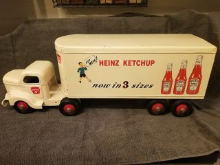Vintage Minnitoy Ketchup Truck &trailer.  40 