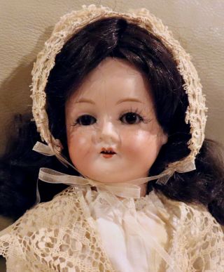 Antique 18 " German Bisque Doll Cm Bergmann Mold 1916 W/great Outfit,  Perfect
