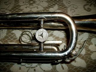 Vintage Holton Trumpet Elkhorn Wis.  USA Serial 573827 & 7C Mouthpiece 3