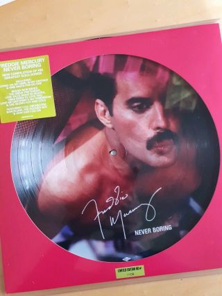 Freddie Mercury - Never Boring Ltd Edition Vinyl Picture Disc - Now