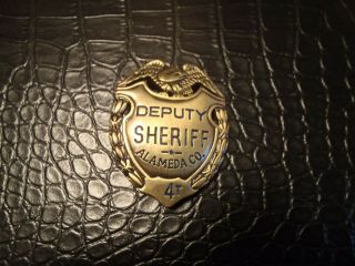 Vintage Antique Obsolete Alameda County California Deputy Sheriff Badge