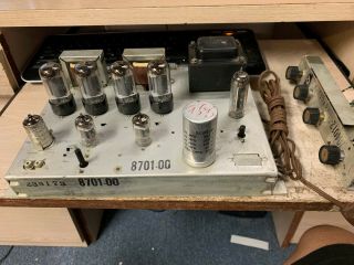 Vintage Magnavox Vacuum Tube Stereo Power Amplifier 8701 - 00