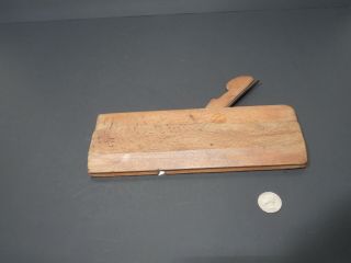 Old Wooden Molding Plane - Edward Carter - Troy N.  Y.  Maker - Wood Tool