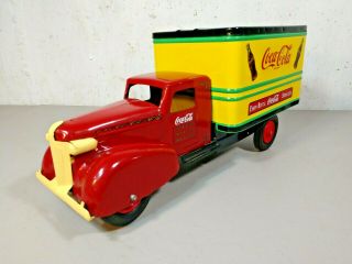 Vintage 1930s Wyandotte Coca Cola Delivery Truck Pressed Steel