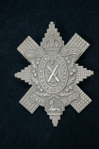 Ww1 British Highland Light Infantry Cap Badge