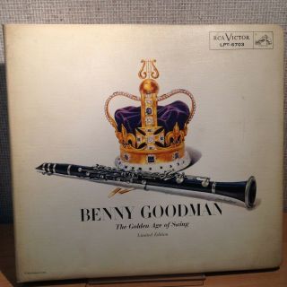 Benny Goodman 1958 Limited Edition Set Of 5 Lp Records " The Golden Age Of Swing "