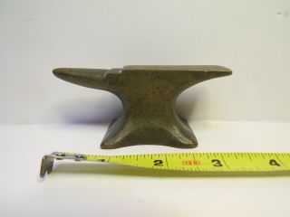 Vintage Miniature Brass Anvil,  3/4 Pound In The English Style