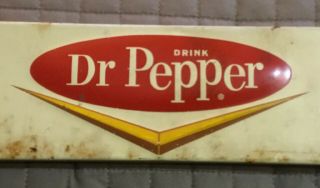 Drink Dr.  Pepper Chevron Metal Door Push Sign By Dr Pepper