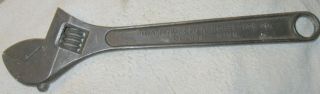 Vintage 10 " Diamalloy Diamond Tool Horseshoe Adjustable Wrench,  Duluth Mn,  Usa B O