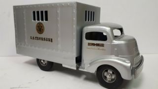 1950 ' s SMITH - MILLER Diecast & Pressed - US TREASURY Truck - Restored 3