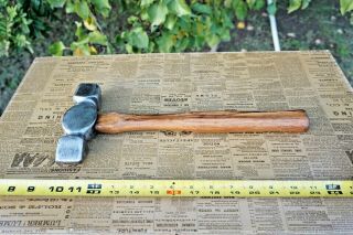 Vintage Blacksmith Hand Made Cross Peen Hammer,  2 Lb - 14 Oz,  Octagonal Face 2