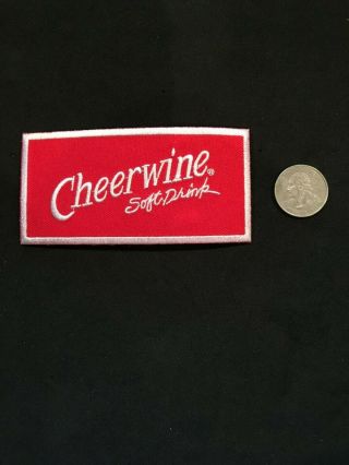 Vintage Cheerwine Glue On Patch -