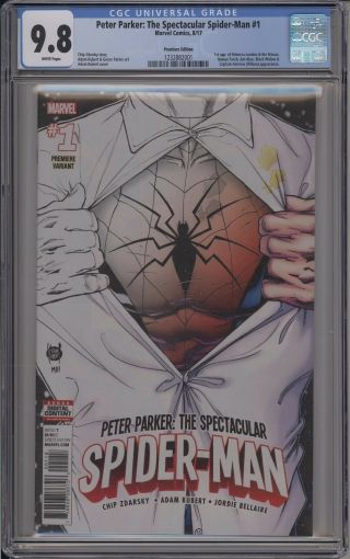 Peter Parker: The Spectacular Spider - Man 1 - Variant - Cgc 9.  8 - 1232882001