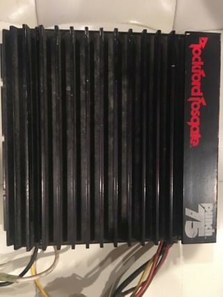 Rockford Fosgate The Punch 75 Vintage Old School Amp Amplifier USA 2