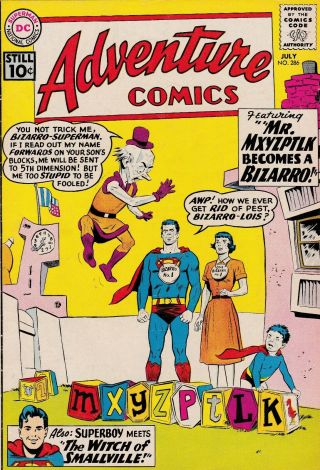 Adventure Comics 286 7.  5 Very Fine Minus (vf -) Mr.  Mxyzptlk Becomes A Bizarro