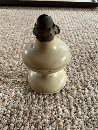 Vtg Tin Miniature Oil Lamp By P.  & A Acorn Burner