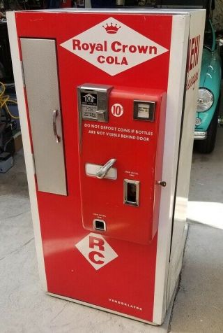 Transitional Vendo Vendorlator Model 56 Royal Crown Cola Machine Coke Not 81
