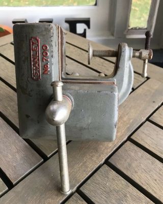 Vintage Stanley No.  700 Vise Made In Usa Woodworking