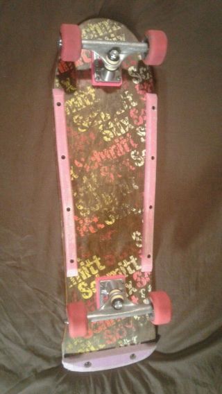 Vintage Schmitt Stix Team Deck Complete Skateboard W/ Rat Bones & Deadbolts
