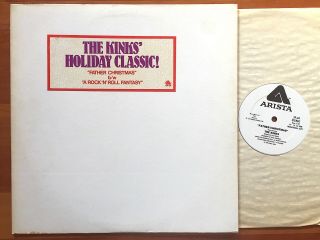 The Kinks - Father Christmas - Promo Only - 12 Inch Single - Us