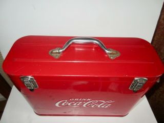 Rare Vintage Antique 1940 ' s COCA - COLA AIRLINE COOLER w/Bottle Opener 2
