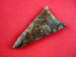 Fine Authentic Alabama Saftey Harbor Triangular Point Indian Arrowheads 3