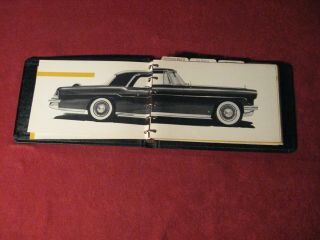 1956 Lincoln Continental Mark II Salesman ' s Data Book Sales Brochure Booklet Old 3