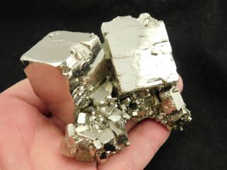 Dozens Of Pyrite Crystal Cubes In A Larger Floater Cluster From Peru 391gr