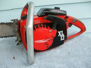 Vintage Homelite Xl12 Chainsaw