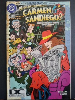 Where In The World Is Carmen Sandiego? 1 Dc Universe Logo Variant Dc Comics Vf,