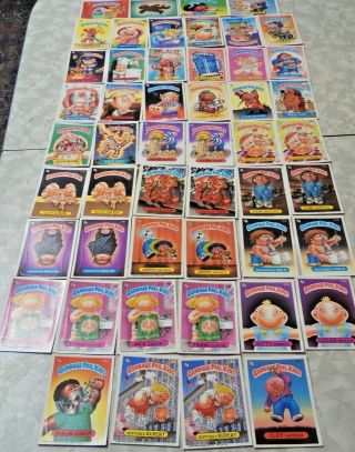 1986 Vintage Gargbage Pal Kids Cards (50)