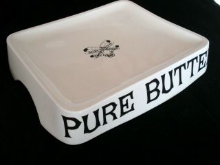 Dairy Supply Co London " Pure Butter " Rare Display Slab Kitchen Tray Museum St