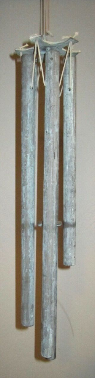 Vintage Walter Lamb (?) Bronze Copper Wind Chimes Large 18 " Mid Century